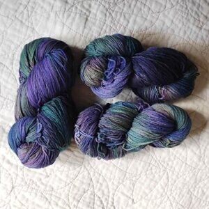 hand dyed ~ sock / fingering Merino wool yarn ~ 3 x 3.5oz skeins